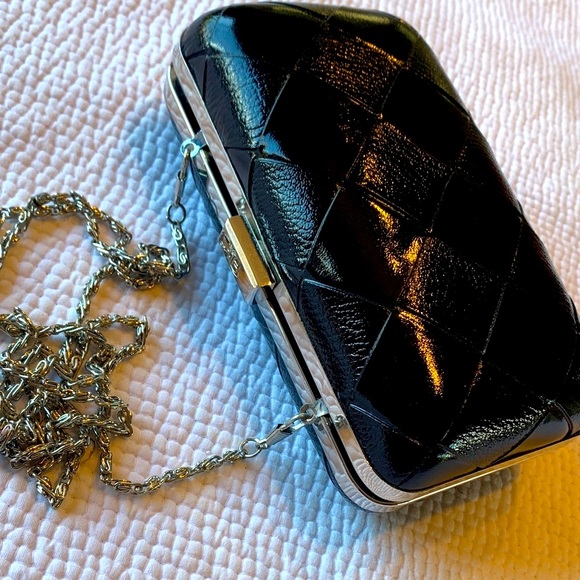 Baker by Ted Baker Black Quilted Clutch - Picture 1 of 16